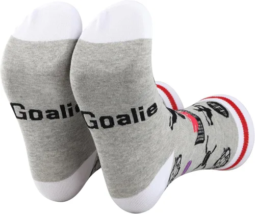 PXTIDY 2 pares de calcetines de portero de hockey portero regalo de portero de hockey sobre hielo regalos para jugadores de hockey sobre hielo