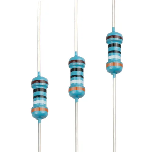 Miniatura 37 de 100pcs 1 ohm Resistor 1/4w (0.25 W) Resistencia fija de película metálica de tolerancia ±1%, múltiples valores de resistencia opcional