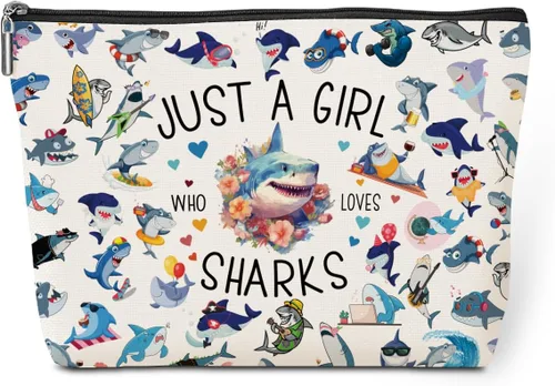 Miniatura 6 de jeilink Linda chica ama a los animales, bolsa de maquillaje divertida de viaje, bolsa de aseo de viaje, recuerdos de fiesta de animales, decoración