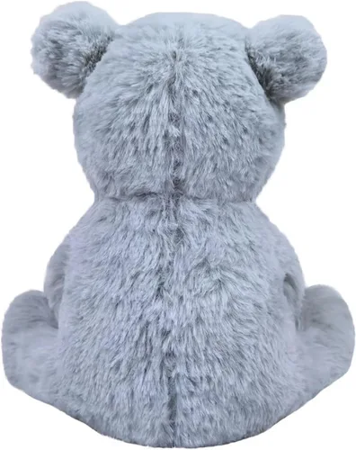 Miniatura 4 de Juguete de peluche de hipopótamo gris, juguete de peluche suave para niños y niñas, regalos para niños o novia, 8.5 pulgadas