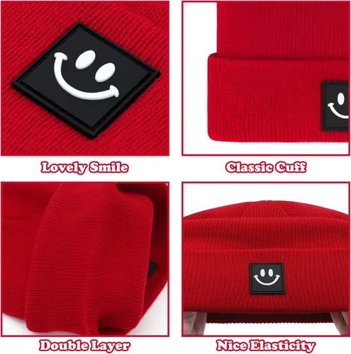 Miniatura 12 de Sombrero de Papá Noel de punto para niños pequeños, gorro de Navidad para recién nacido, disfraz de Papá Noel para bebé
