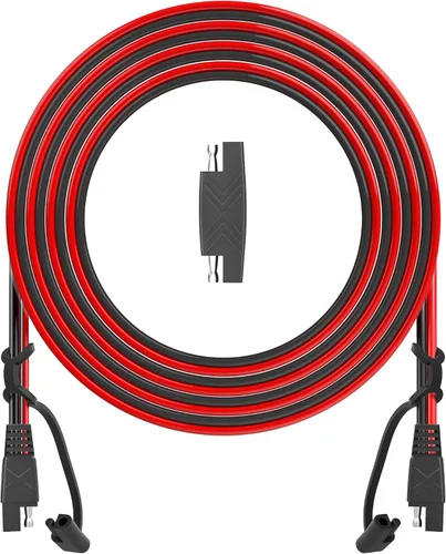 Miniatura 8 de OYMSAE Cable de extensión SAE, cable de desconexión rápida SAE de 6 pies 16 AWG a SAE, cable conector de extensión SAE para motor de arrastre