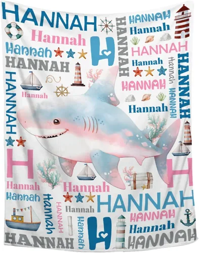 Miniatura 9 de Manta de conejo personalizada para niños y niñas, manta de bebé ultra suave, regalo personalizado, decoración de manta con nombre, 30 x 40 pulgadas