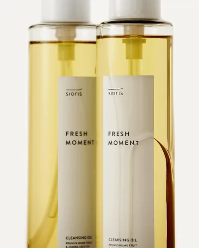 Miniatura 5 de SIORIS Aceite limpiador Fresh Moment, 6.76 onzas líquidas, el aceite de ciruela verde orgánico derrite suavemente el maquillaje y la suciedad diaria