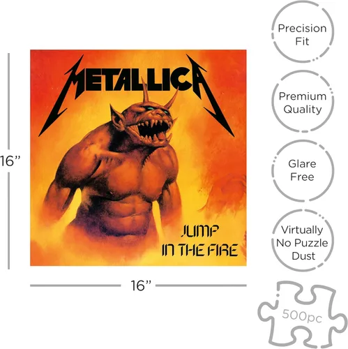 Miniatura 2 de Metallica Jump in The Fire (rompecabezas de 500 piezas)