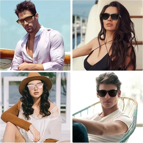 Miniatura 2 de Gafas de sol para mujer y hombre, clásicas, retro, polarizadas, gafas de sol de moda, protección UV400