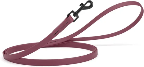 Miniatura 9 de Dogline Biothane - Correa impermeable para perro, correa de nailon tejido con revestimiento fuerte, con herrajes negros, a prueba de olores, fácil