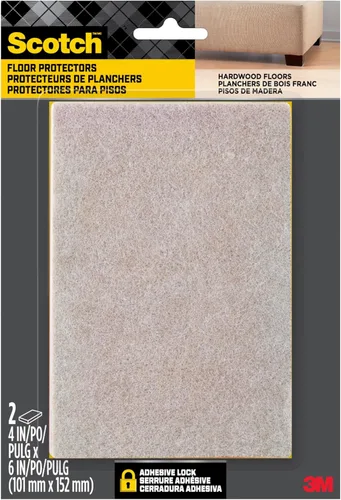 Miniatura 14 de Scotch almohadillas de fieltro, redondas, marrones, de 1 pulgada de diámetro, 16 almohadillas por paquete (SP821-NA)., SP820-NA