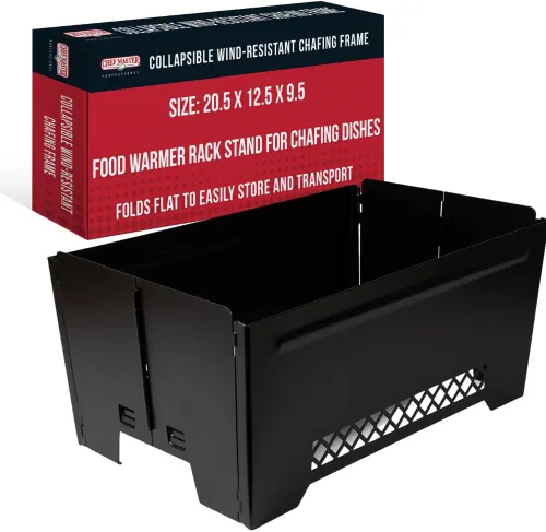Chef Master 90253 - 1 estante para platos para calentar alimentos, calentador de alimentos para reuniones, eventos, banquetes, fiestas, bufé, platos