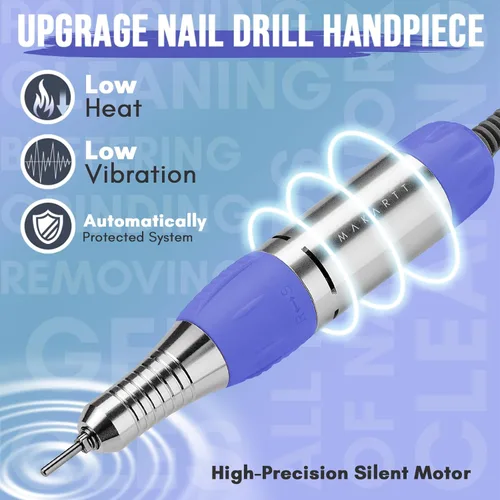 Miniatura 2 de Taladro de uñas eléctrico, Púrpura Azul