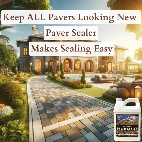 Miniatura 8 de GET SERIOUS Sellador para Adoquines Sellador para Adoquines de Concreto Súper Fuerte y Fijador de Arena Todo en Uno. Sellante de Aspecto Húmedo a