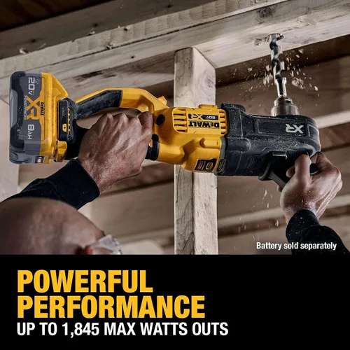 Miniatura 8 de DEWALT 20 V MAX* XR Taladro inalámbrico sin escobillas compacto de 1/2 pulg. para pernos y viguetas (solo herramienta) (DCD446B)