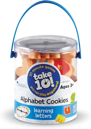 Miniatura 4 de Learning Resources Toma 10 galletas de búsqueda de formas, habilidades de vocabulario temprano, habilidades motoras gruesas y finas, a partir de 3