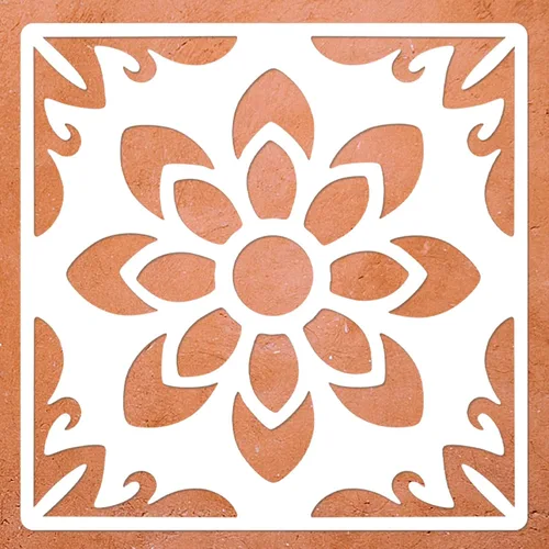 Plantillas reutilizables para azulejos de piso, 2 plantillas de pared de mandala grandes de 12 x 12 pulgadas para pintar pisos, paredes, azulejos,