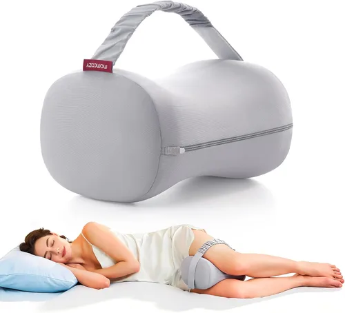 Miniatura 10 de Momcozy Almohada de rodilla para dormir de lado, espuma viscoelástica suave y diseño sin pellizcos, alivia el dolor de rodilla, piernas y ciática