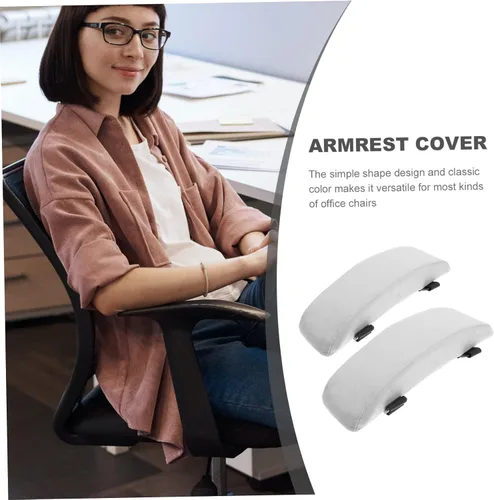 Miniatura 6 de 1 par de reposabrazos, silla de oficina, soporte de codo, cojín para silla de computadora, funda para brazo, silla de juegos, almohadilla
