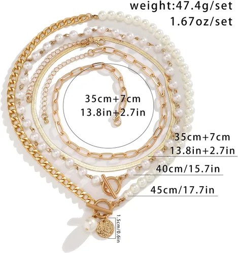 Miniatura 121 de Long tiantian Collares en capas para mujer, joyería occidental para mujer, collar de moneda apilable, collar de país, moderno, bohemio, verano