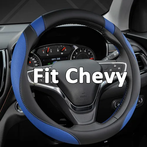 Miniatura 10 de West Llama Funda personalizada para volante de automóvil para Chevy de 14.5 a 15 pulgadas, cubierta de volante para Chevrolet