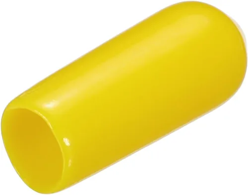 Miniatura 66 de uxcell 25 tapas de goma de 0.787 in de vinilo de identificación redonda tapa tapa de rosca de tornillo protectores negro