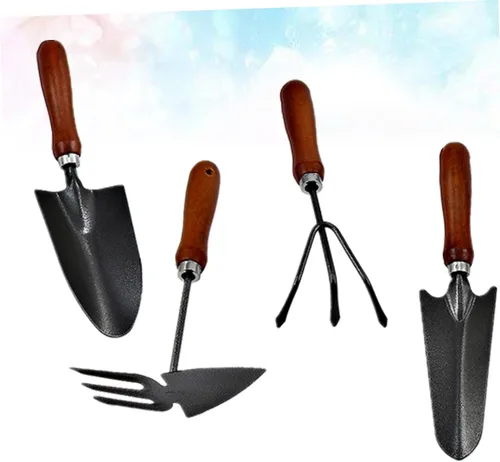 Miniatura 9 de VICASKY 1set Mini Iron Garden Tools Set Thicken Stoving Varnish Shovels for Planting Weeding Cultivating Durable and Lightweight Gardening Tools for