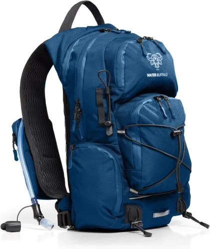Miniatura 7 de Mochila de Hidratación Water Buffalo - Mochila de Senderismo Sherpa 22L con Vejiga de Agua - Mochila de Agua para Senderismo con Cremalleras