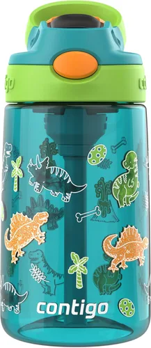 Miniatura 50 de Contigo Botella de agua con pajita para niños con tapa AUTOSPOUT de 20 onzas, arándano Azul (Arándano)