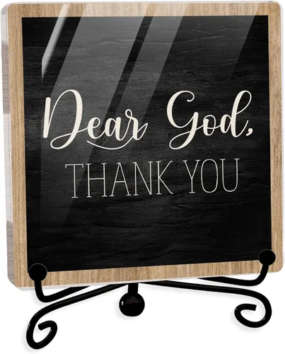 Miniatura 37 de Decoración Inspiradora Cristiana para Escritorio, Letrero "Dios Todavía Está Escribiendo Tu Historia", Decoración de Escritorio para Oficina, Hogar