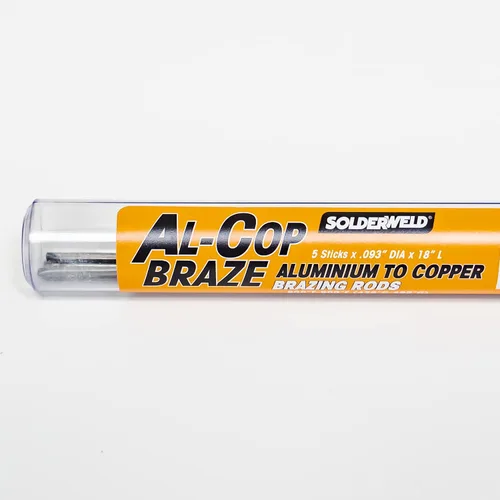 Miniatura 3 de Solderweld SW-ALCU5K Al-Cop Soldadura de aluminio a cobre varillas de soldadura 5 varillas de 18 pulgadas por paquete