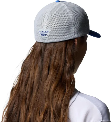 Miniatura 375 de Columbia - Gorra de malla con bandera con árboles unisex para adultos, corona alta