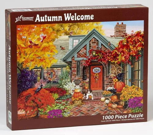 Miniatura 2 de Vermont Christmas Company Rompecabezas de bienvenida de otoño de 1000 piezas