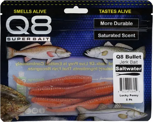 Miniatura 4 de Q8 Super Bait Bullet Jerk Bait SB Púrpura