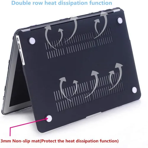 Miniatura 6 de IVY Para MacBook Air 15 con M2 (Modelos: A2941) Flower Garland Clear Case con cubierta de teclado - A