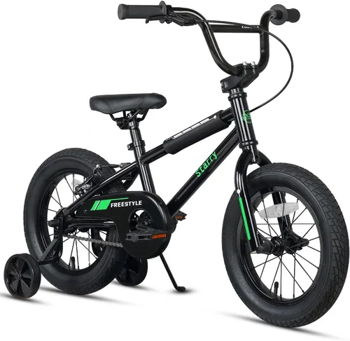 Miniatura 16 de cubsala Bicicleta para niños de 12, 14, 16, 18 pulgadas, estilo BMX, con ruedas de entrenamiento, freno para niños de 2 a 10 años, varios