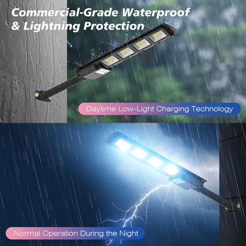 Miniatura 8 de WYWNA Luces Solares para Exteriores, Luces Solares LED de 6000K para Exteriores Impermeables, Reflectores Solares para Exteriores con Sensor