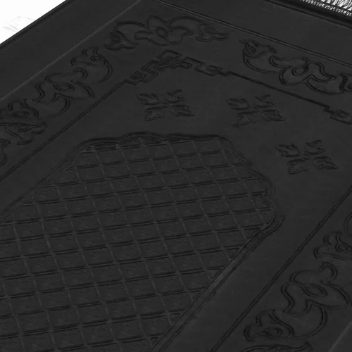 Miniatura 8 de Alfombra de oración musulmana con cuentas de oración Tasbih, suave y grande para oración islámica mate, alfombrilla de oración islámica acolchada