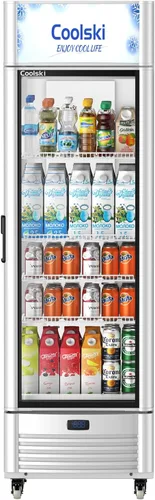 Miniatura 12 de Coolski - Refrigerador de bebidas de 24 pulgadas, 180 latas, debajo del mostrador, con acero inoxidable, refrigerador integrado y de pie