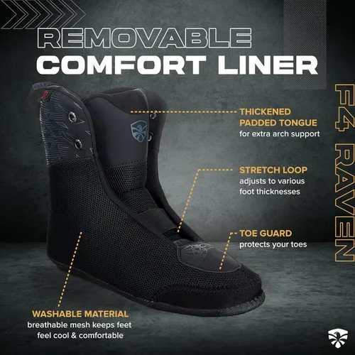 Miniatura 4 de Flying Eagle F4 Raven Freeskate - Patines en línea para adultos hombres, patines en línea de velocidad para hombres, patines en línea para hombres