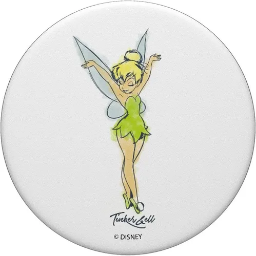 Miniatura 3 de Disney Peter Pan Tinker Bell Acuarela Retrato PopSockets Adhesivo PopGrip
