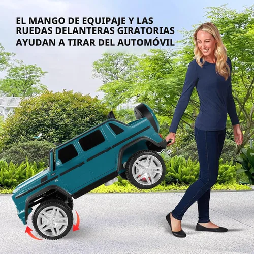 Miniatura 8 de JOYLDIAS - Autos de paseo para niños, con licencia Mercedes-Benz Maybach G650S, 12V7AH, auto eléctrico de juguete alimentado por batería para niños