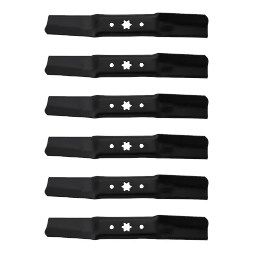 Miniatura 6 de RAParts (6) cuchillas de repuesto para cortacésped de repuesto de 17-1/4 pulgadas MTD para Cub Cadet 742-05052A 942-05052A