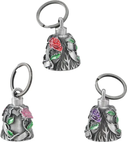 Miniatura 7 de 【Paquete de 2】Campanas de Motocicleta para Motociclista de Buena Suerte Campanas Guardianas de Conducción con Colgador Accesorio de Motocicleta