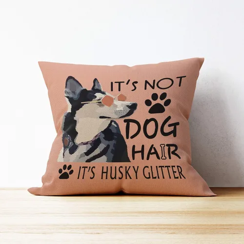 Miniatura 3 de Mancheng-zi Fundas de almohada Husky de 18 x 18 pulgadas, regalos de husky siberiano para amantes