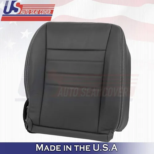 Miniatura 7 de U.S.AutoSeatCover 2013 2014 Compatible con Dodge Charger SXT Driver Passenger Bottom Fundas de asiento de cuero BLK