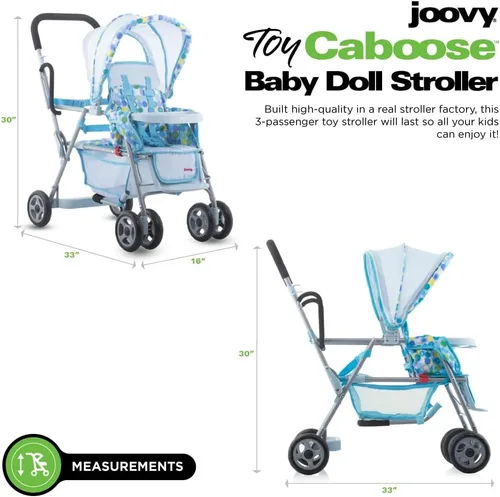 Miniatura 2 de Carriola para muñecas de juguete cabús de Joovy , Azul