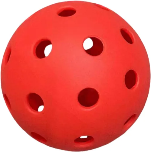 Miniatura 4 de Paquete de 4 bolas de pickleball rojas X-40 de 2.913 in de diámetro, 40 agujeros para exteriores