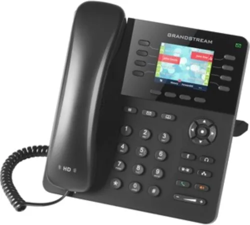 Grandstream GXP2135 teléfono IP | 8 líneas, 4 cuentas SIP | pantalla a color de 2.8 pulgadas | doble puerto Gigabit Ethernet con PoE integrado