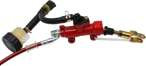 Miniatura 4 de Sistema de Caliper de Freno de Disco Trasero Hidráulico con Pastillas, Disco y Rotor para Moto de Cross, Quad, ATV, Go Kart, Buggy Arenoso de 150cc