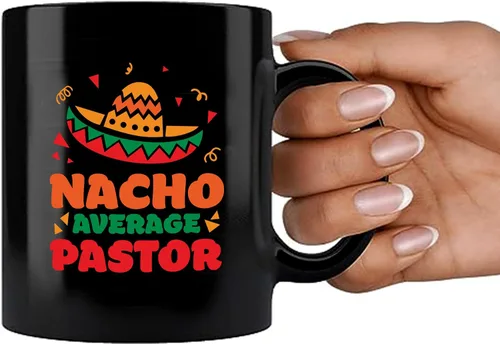 Miniatura 7 de Nacho Promedio Pastor Divertidos Regalos Pastor Pastor Regalos Ministro Ordenación Predicador Regalos de Apreciación Novedad Vasos Vasos Taza