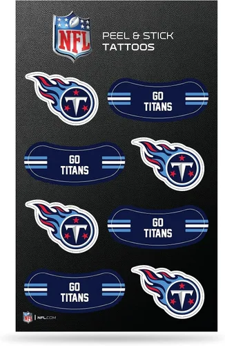 Miniatura 32 de Rico Industries NFL Footbal Peel & Stick Temporary Tattoos - Eye Black - Game Day Approved!