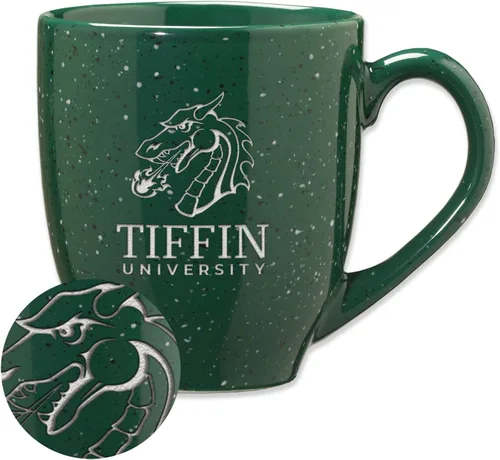 Miniatura 360 de Rico Industries NCAA Virginia Tech Hokies Maroon - Taza de café de cerámica grabada con láser, color del equipo, 16 onzas